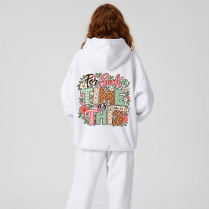 For Such A Time As This Christian Premium Fleece Hoodie Set