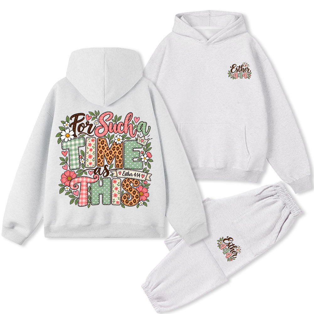 For Such A Time As This Christian Premium Fleece Hoodie Set