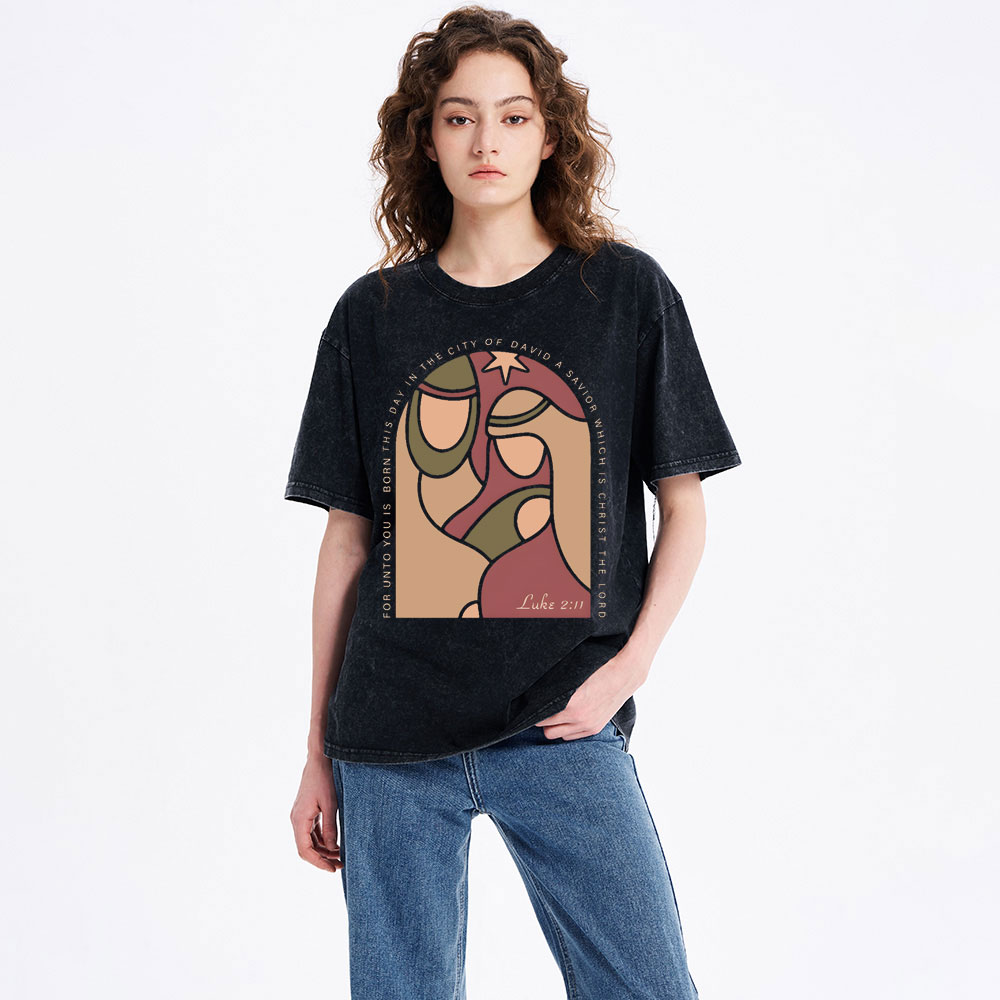 For Unto Christian Washed T-Shirt