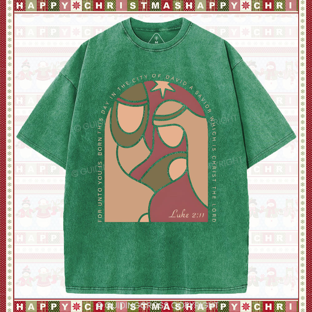 For Unto Christian Washed T-Shirt