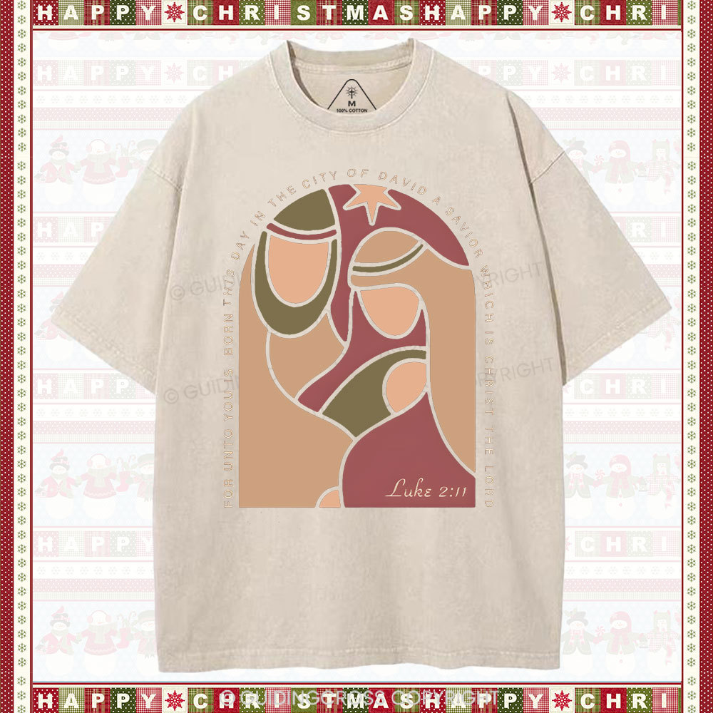 For Unto Christian Washed T-Shirt