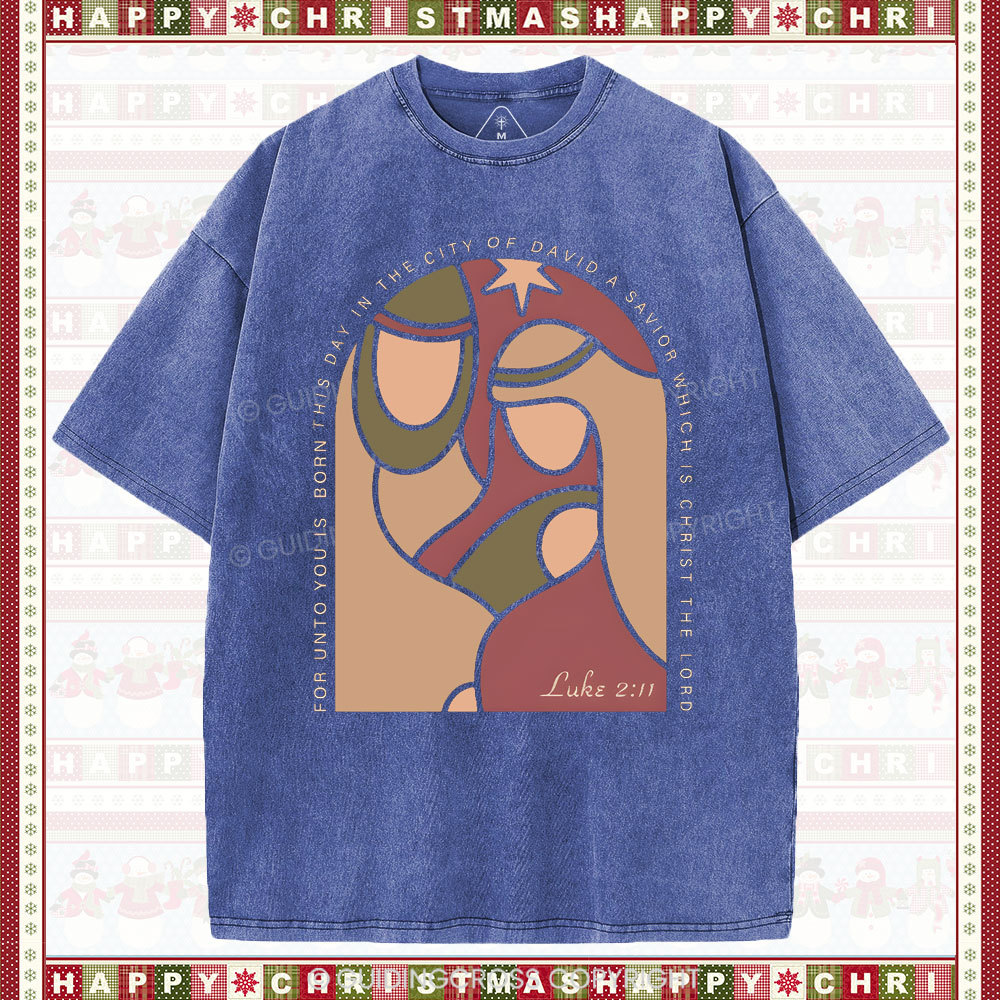 For Unto Christian Washed T-Shirt