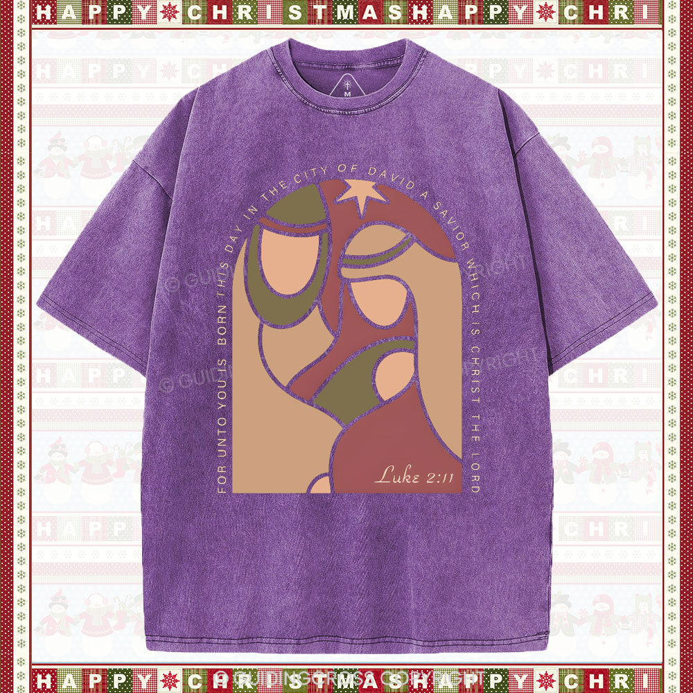 For Unto Christian Washed T-Shirt