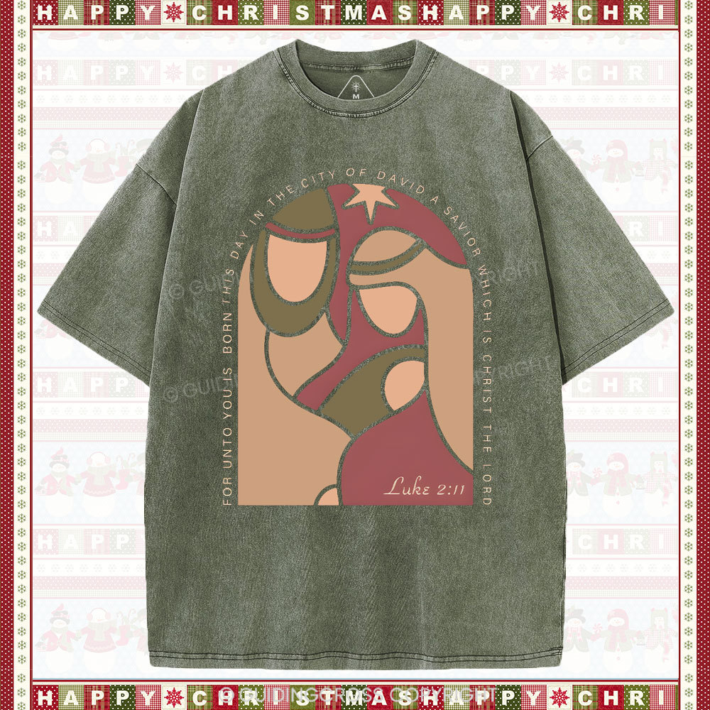 For Unto Christian Washed T-Shirt