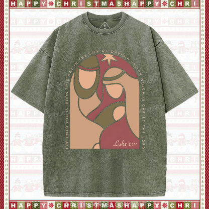 For Unto Christian Washed T-Shirt