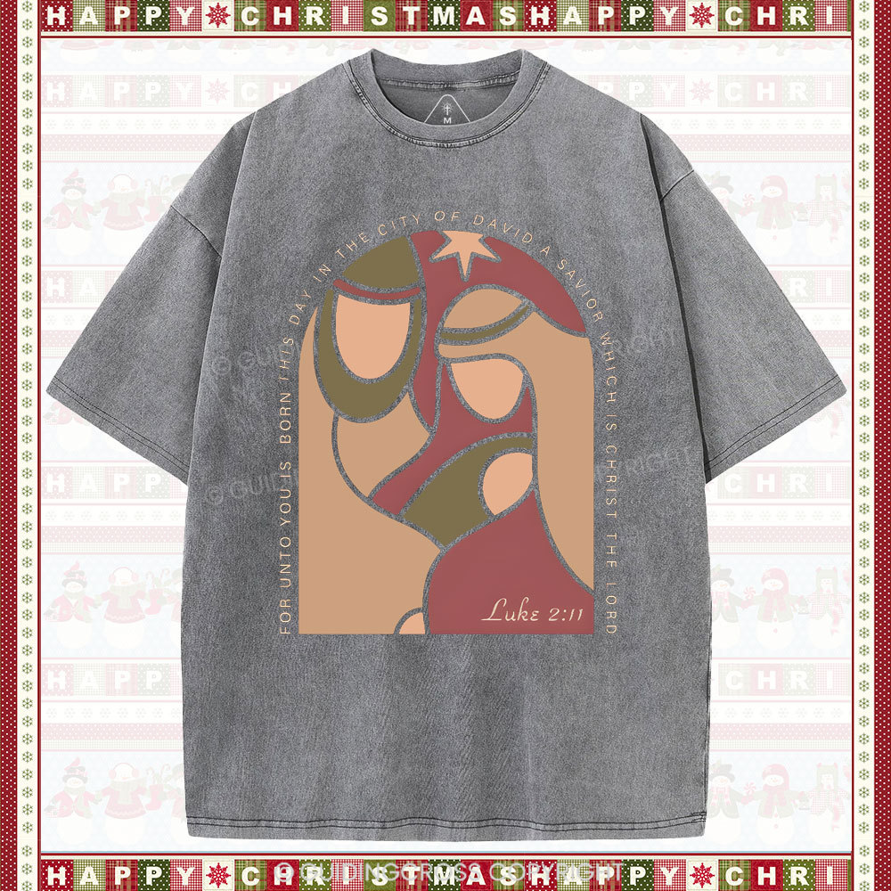 For Unto Christian Washed T-Shirt