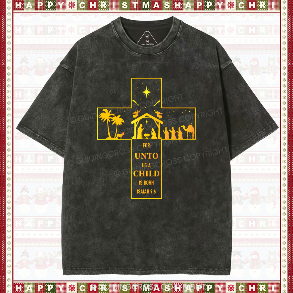 Sample Washed T-Shirt Sale - GuidingCross