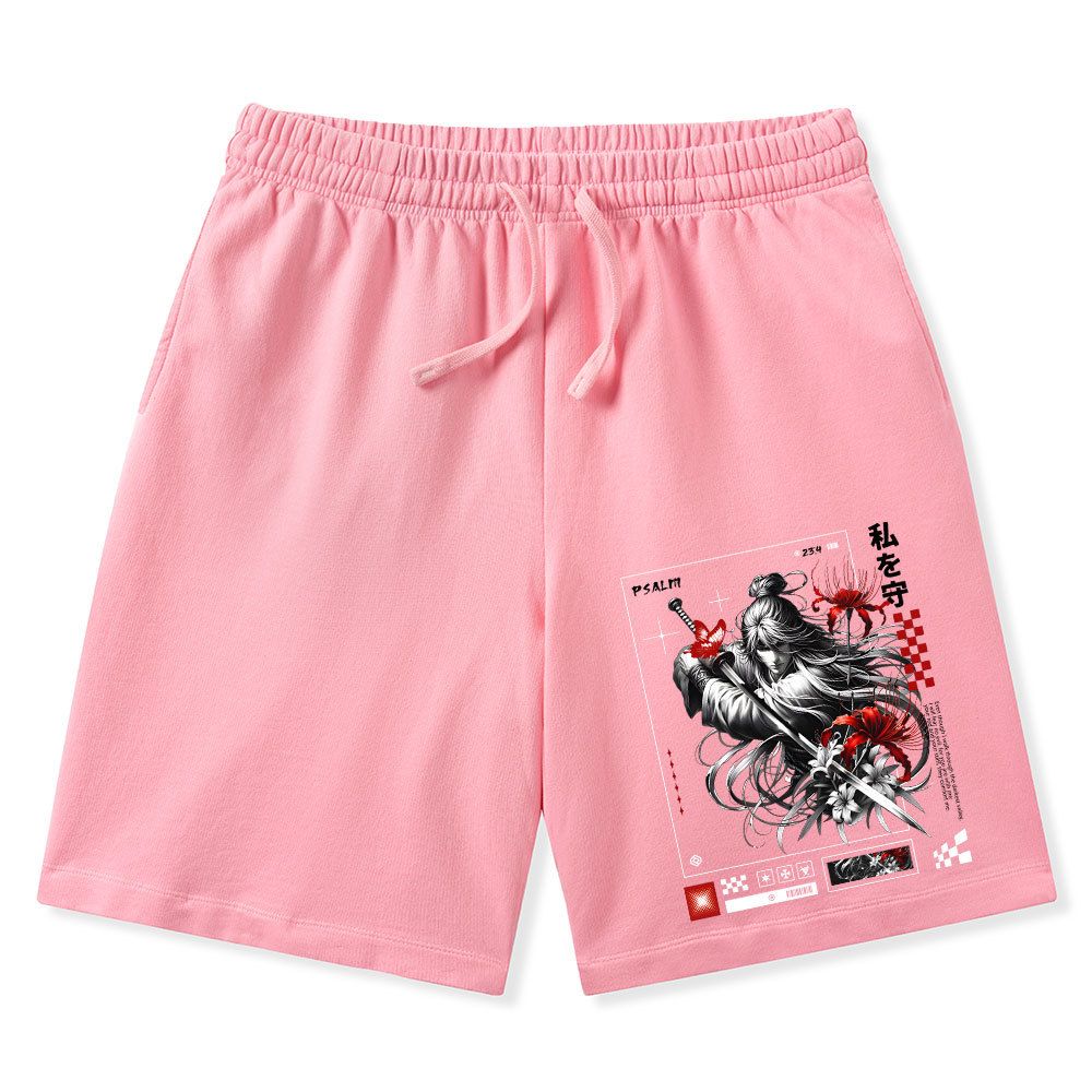 God Is Good All The Time Christian Washed Shorts Sale - GuidingCross