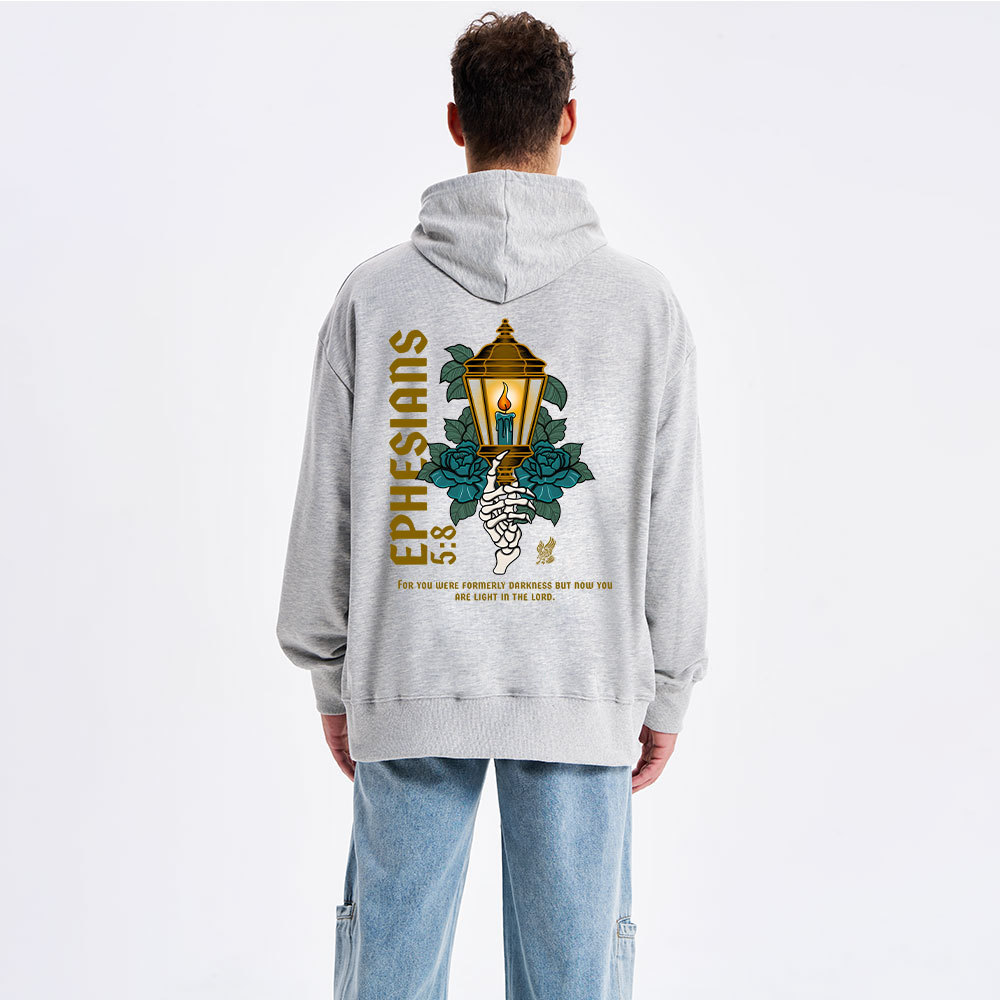 For You Were Formerly Darkness Classic Christian Hoodie