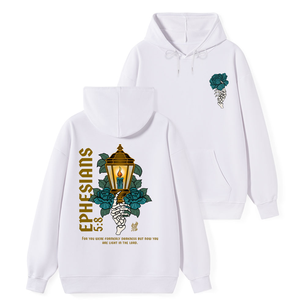 For You Were Formerly Darkness Classic Christian Hoodie