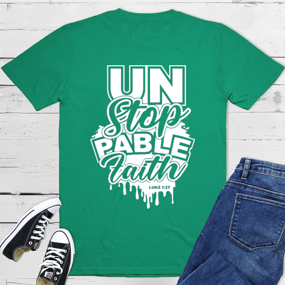 For With God Nothing Shall Be Impossible Christian T-Shirt