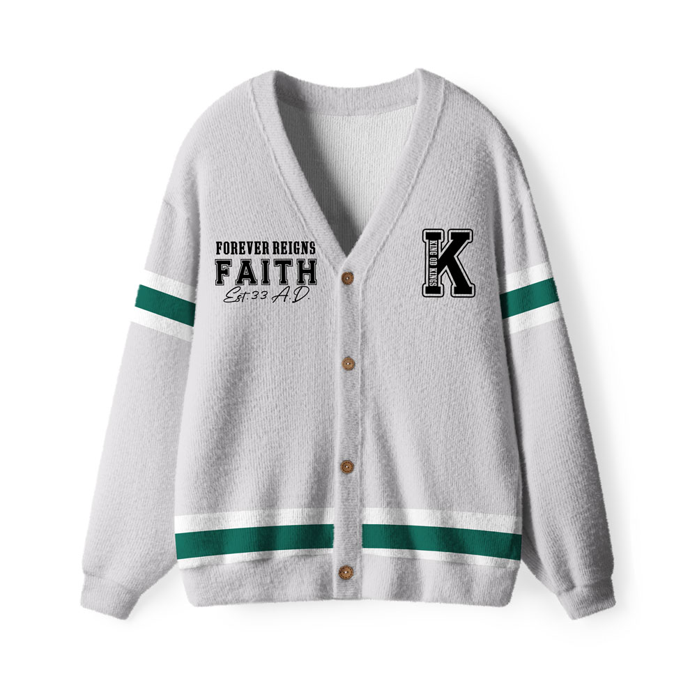 Forever Reigns Faith Christian Lightweight Cardigan