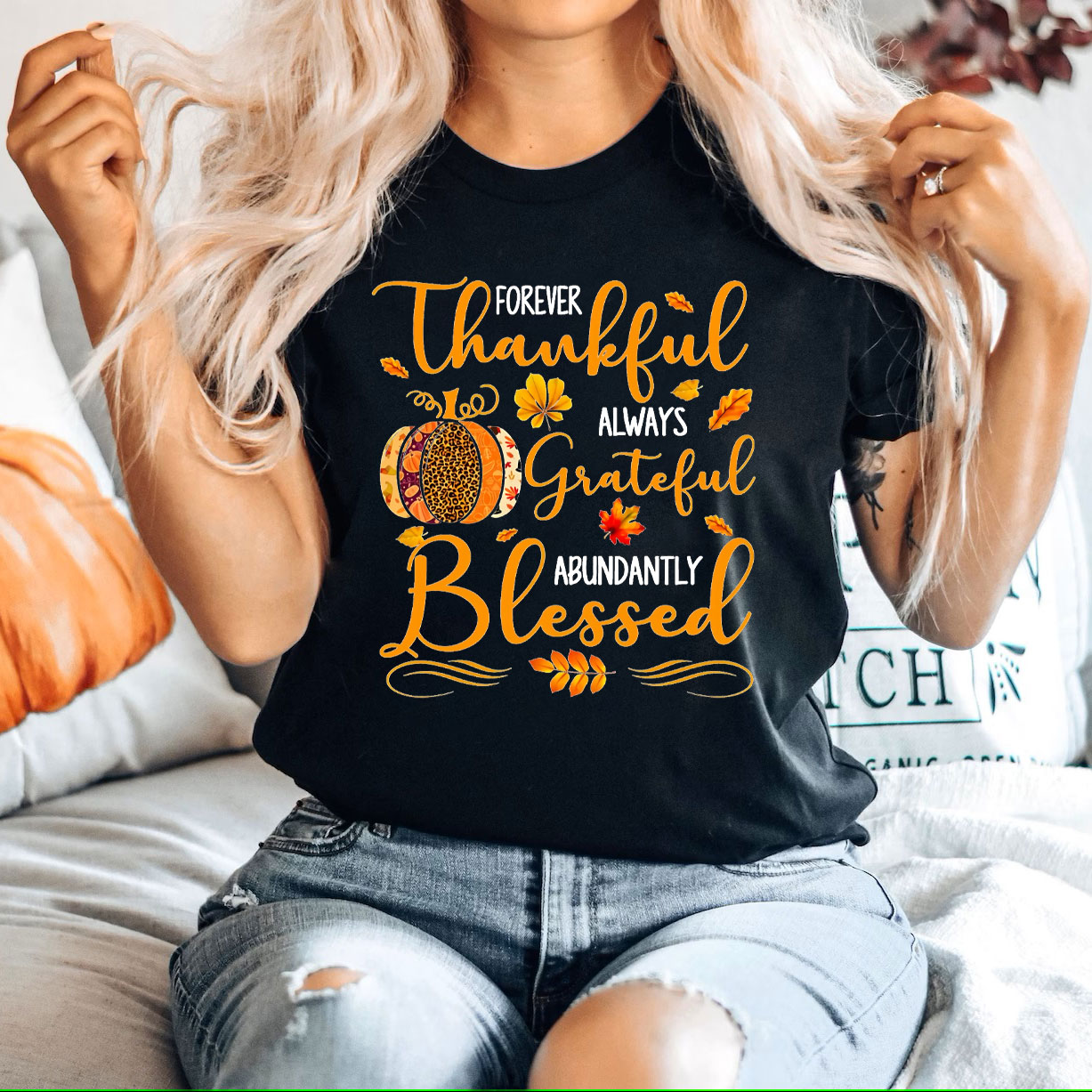 Forever Thankful Christian T-Shirt