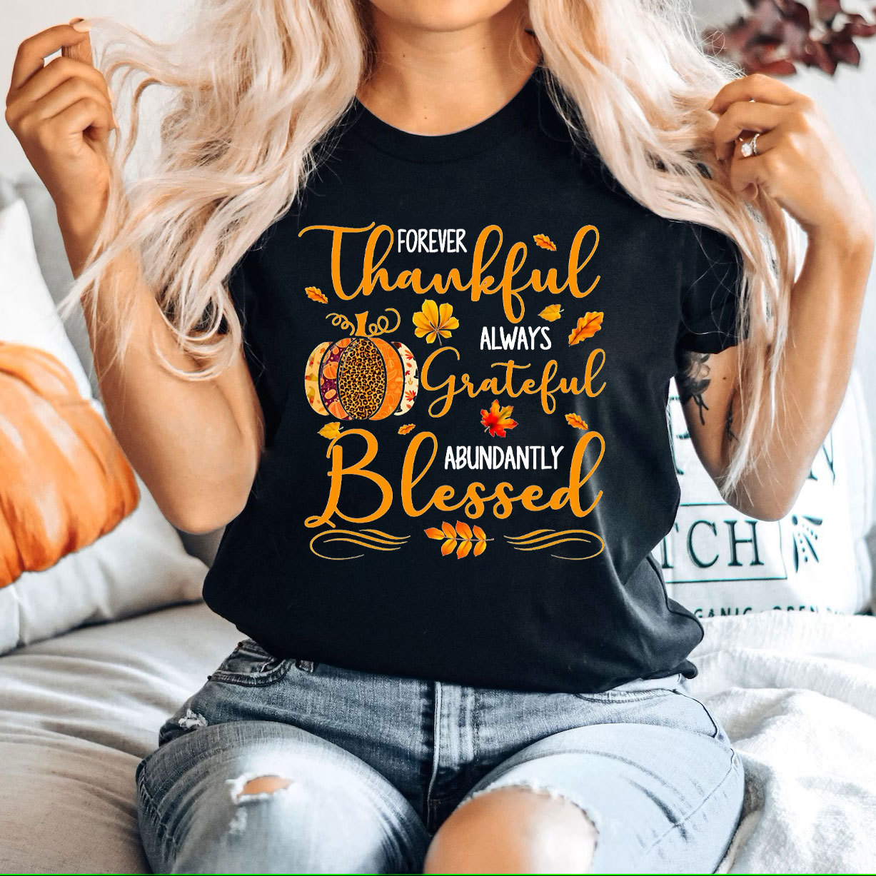 Forever Thankful Christian T-Shirt