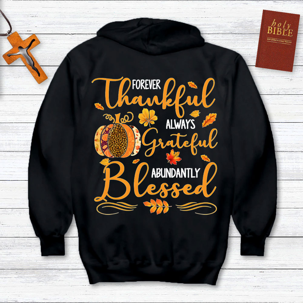 Forever Thankful Christian Hoodie