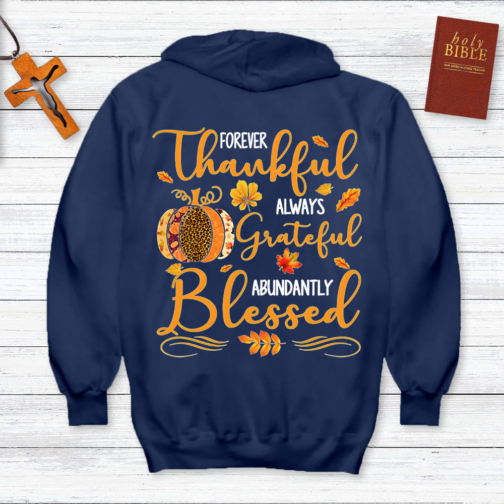 Forever Thankful Christian Hoodie