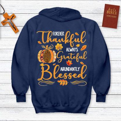 Forever Thankful Christian Hoodie