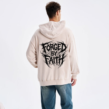 Forged By Faith Christian Washed Hoodie 