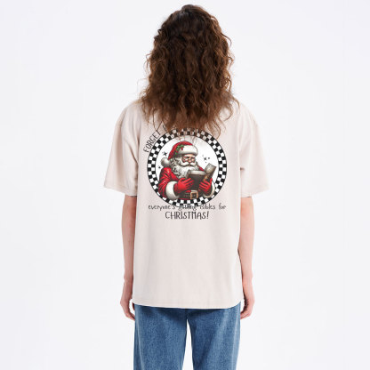 Forget Presents Everyone's Getting Bibles For Christmas Christian Washed T-Shirt