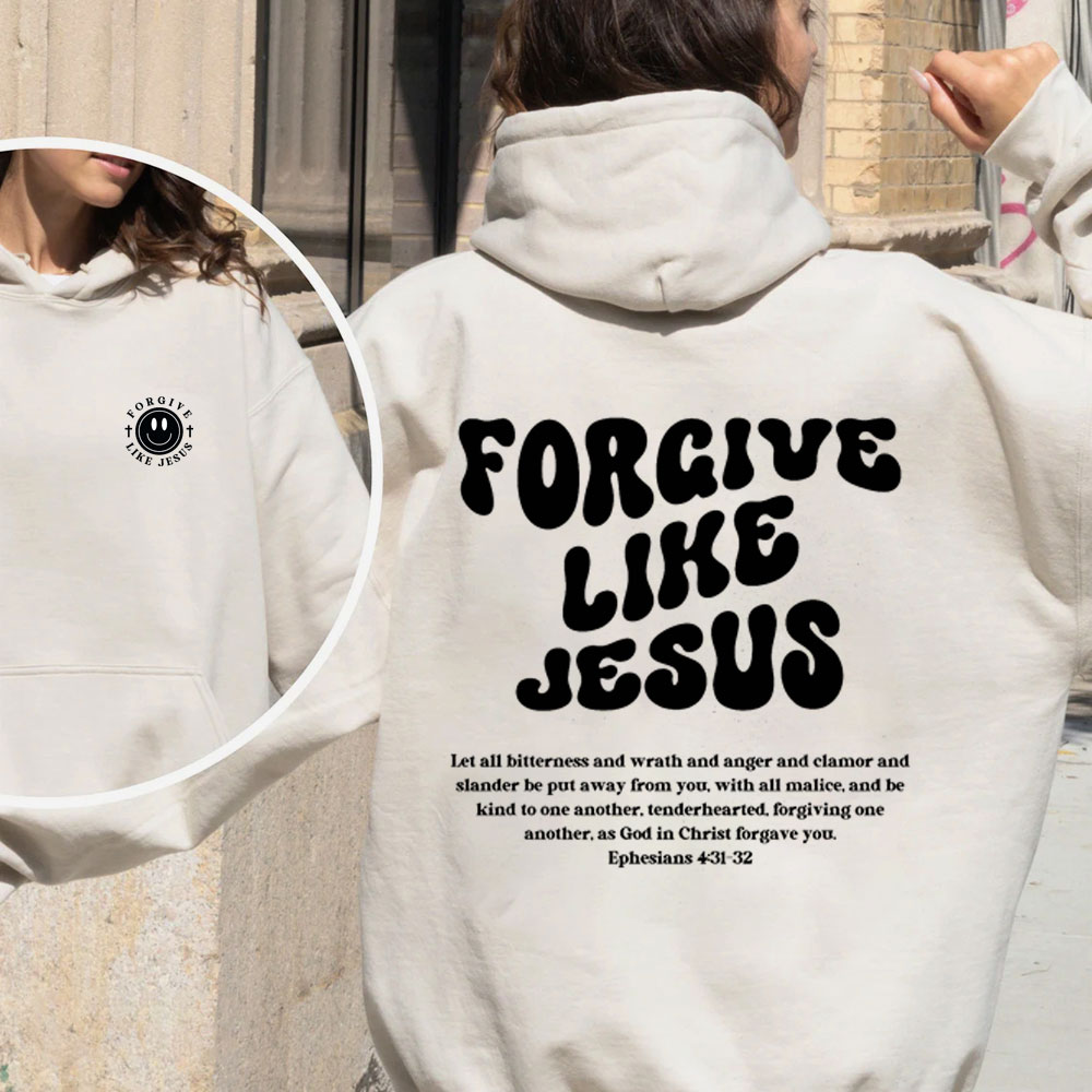 Forgive Like Jesus Christian Fleece Hoodie Set