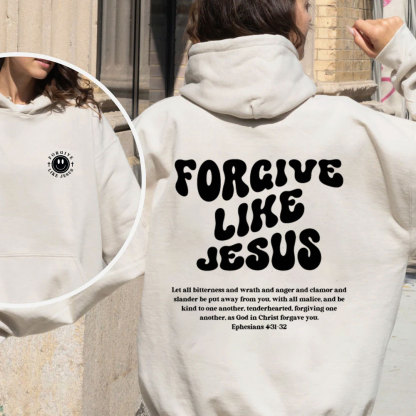 Forgive Like Jesus Christian Fleece Hoodie Set