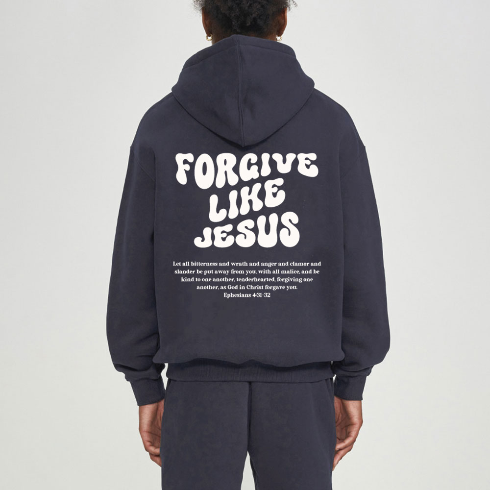 Forgive Like Jesus Christian Fleece Hoodie Set