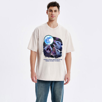 Forgive Me For The Trouble I'm About To Create Christian Washed T-Shirt