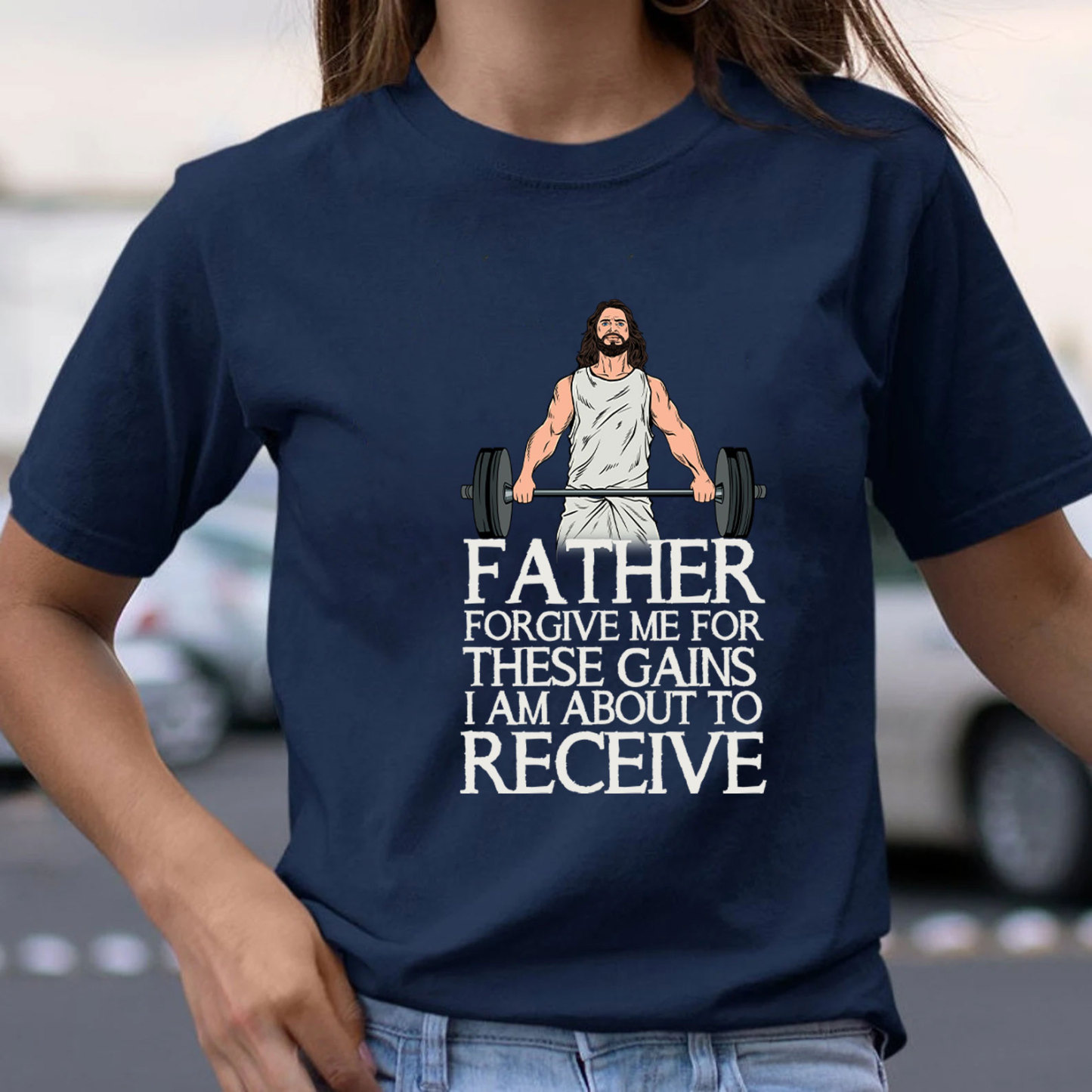Forgive Me For These Gains Christian T-Shirt