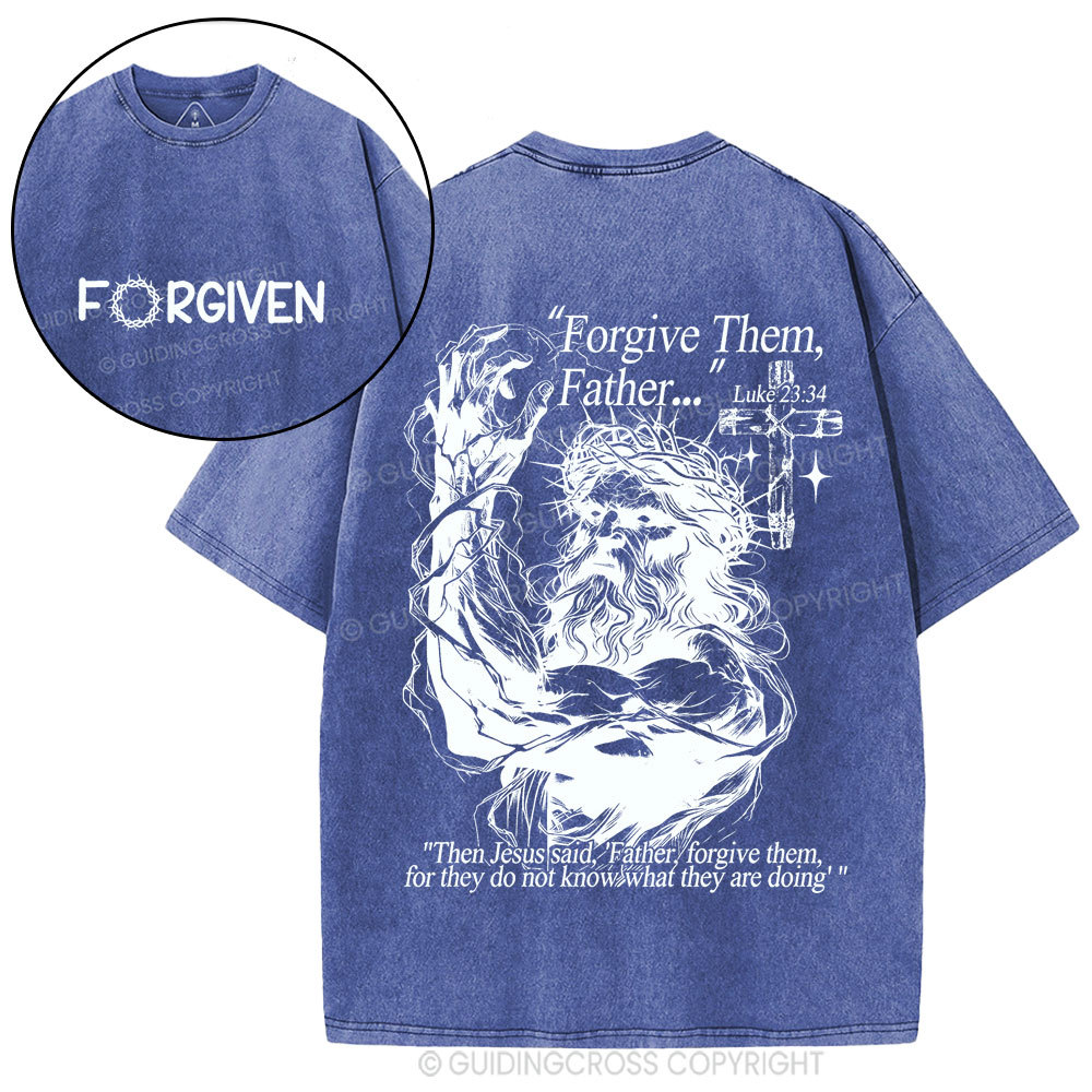 Forgive The Father Christian Washed T-Shirt