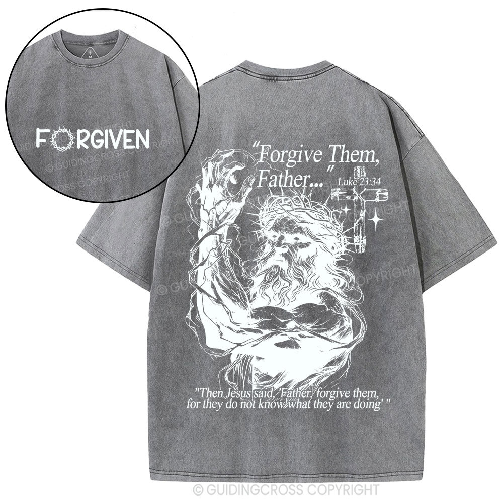 Forgive The Father Christian Washed T-Shirt