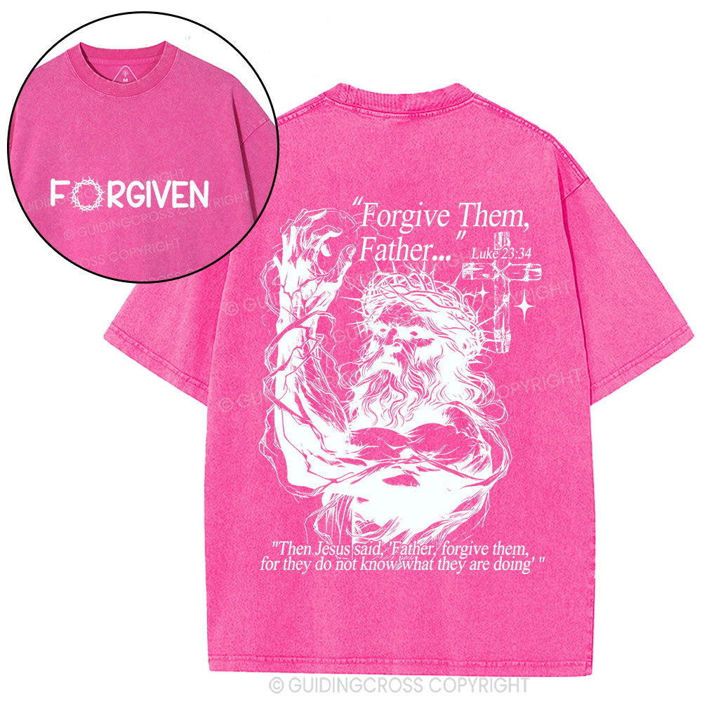 Forgive The Father Christian Washed T-Shirt