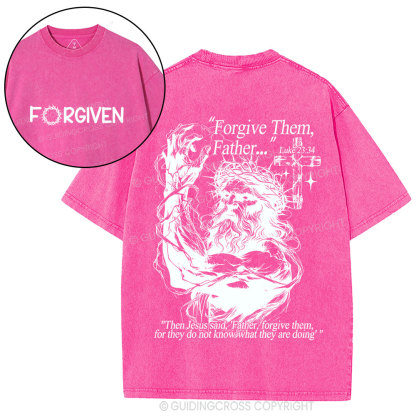 Forgive The Father Christian Washed T-Shirt