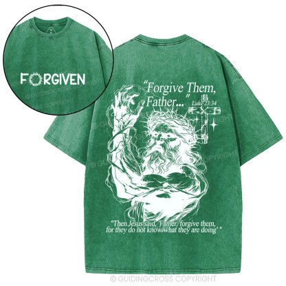 Forgive The Father Christian Washed T-Shirt