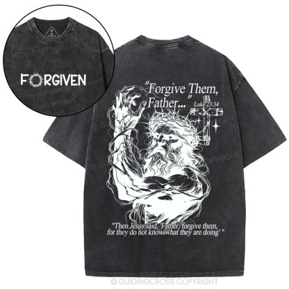 Forgive The Father Christian Washed T-Shirt