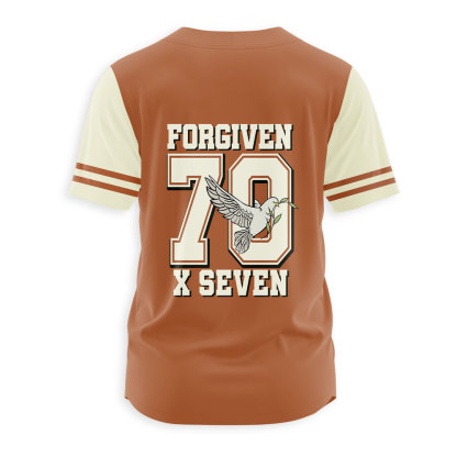 Forgiven Always Christian Baseball Jersey