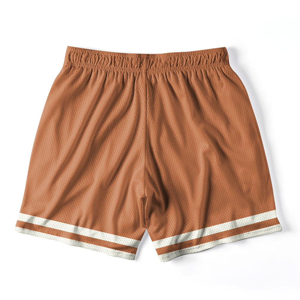 Forgiven Always Christian Brown Mesh Shorts