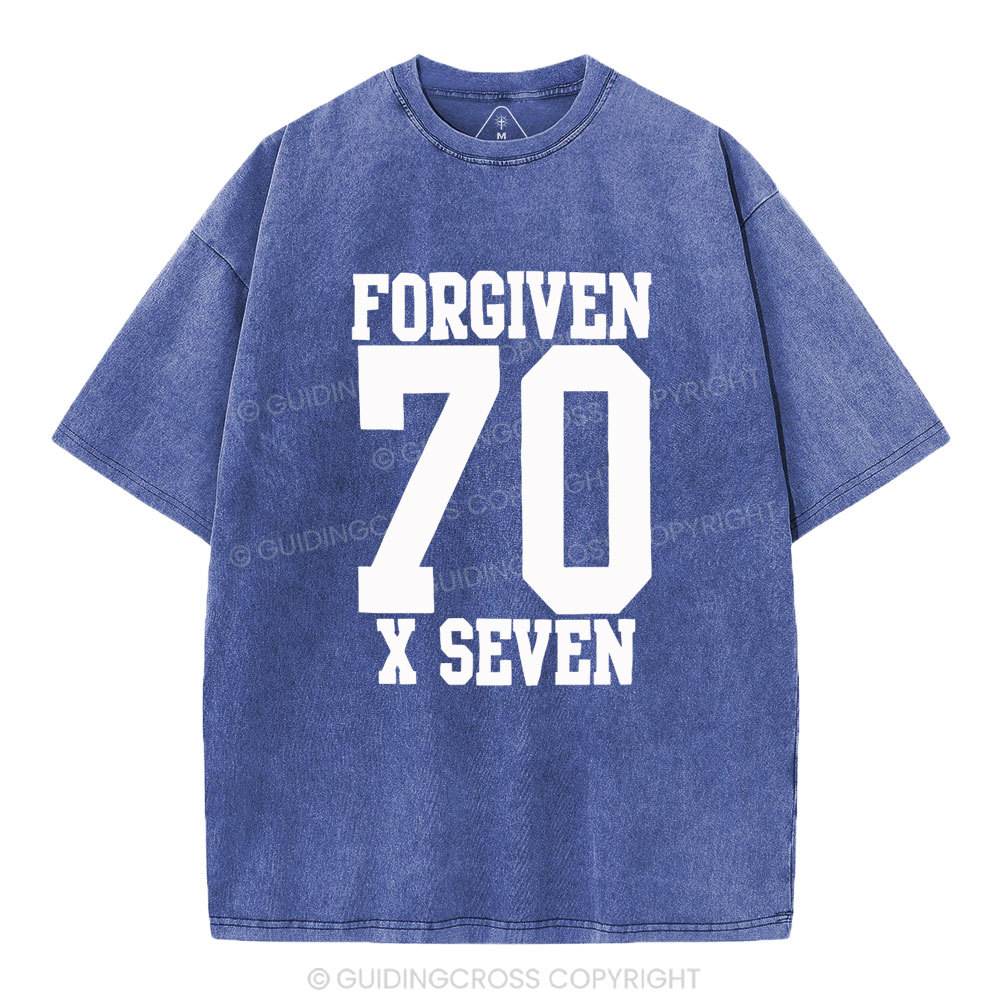 Forgiven Always Christian Washed T-Shirt