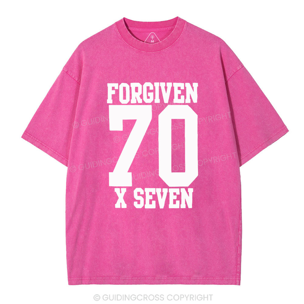 Forgiven Always Christian Washed T-Shirt