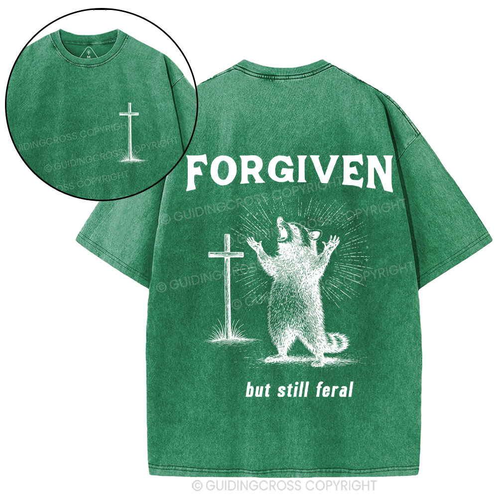 Forgiven Be Still Farel Christian Washed T-Shirt