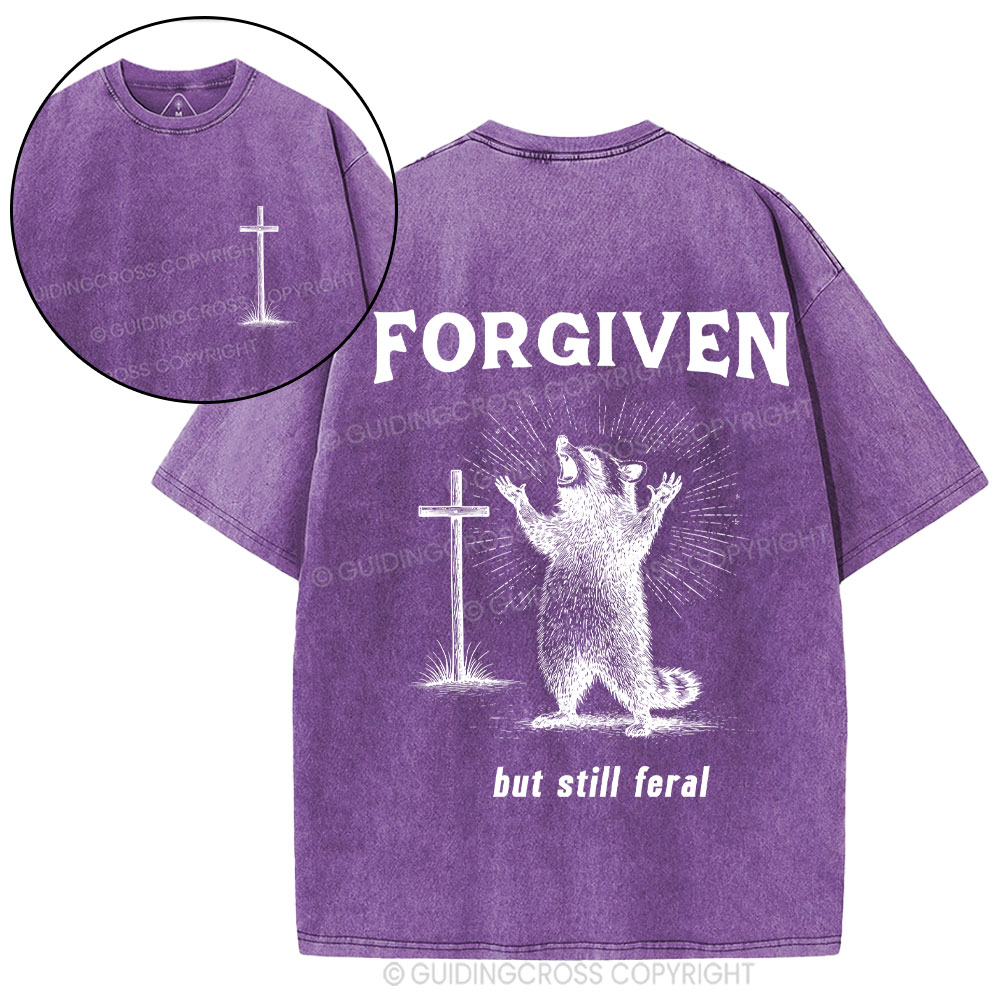 Forgiven Be Still Farel Christian Washed T-Shirt