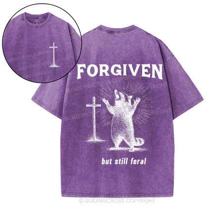 Forgiven Be Still Farel Christian Washed T-Shirt