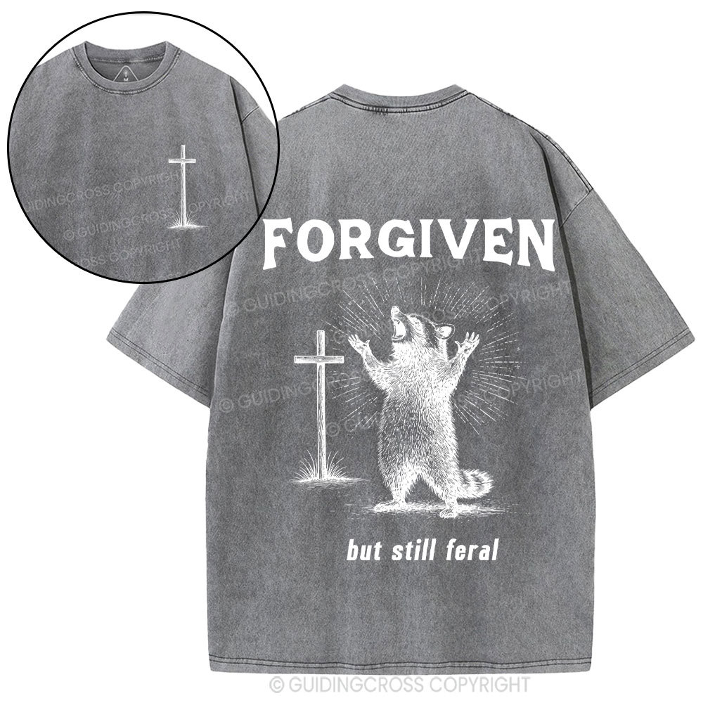 Forgiven Be Still Farel Christian Washed T-Shirt