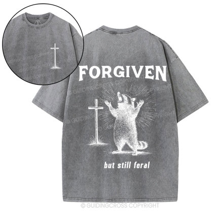 Forgiven Be Still Farel Christian Washed T-Shirt