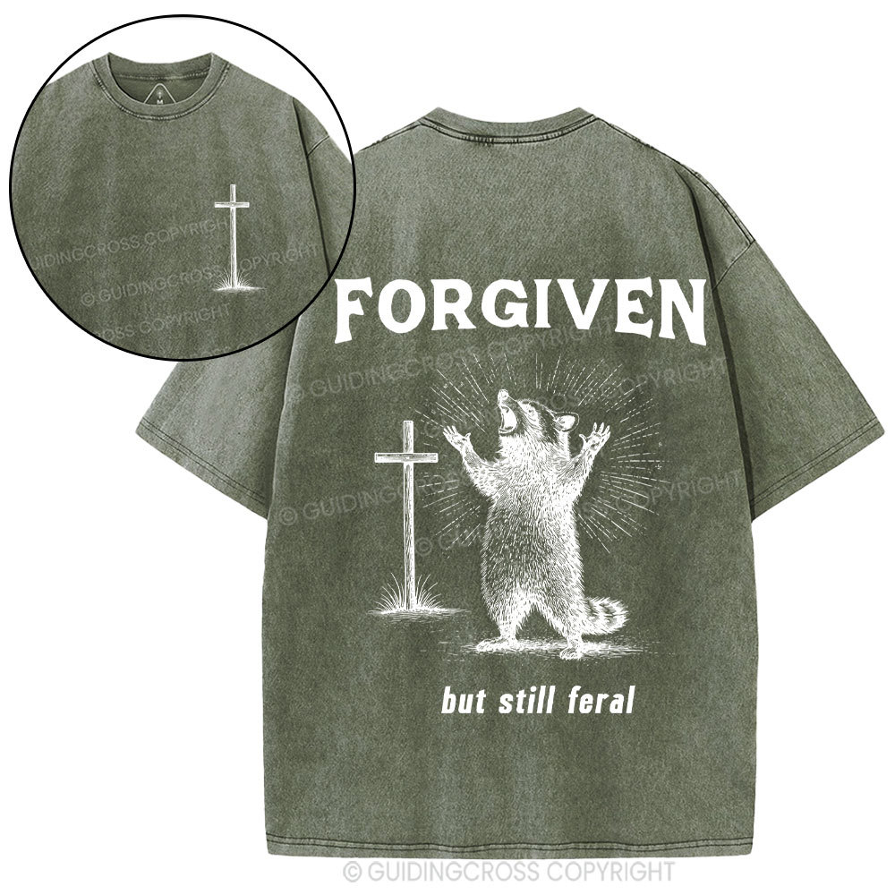Forgiven Be Still Farel Christian Washed T-Shirt