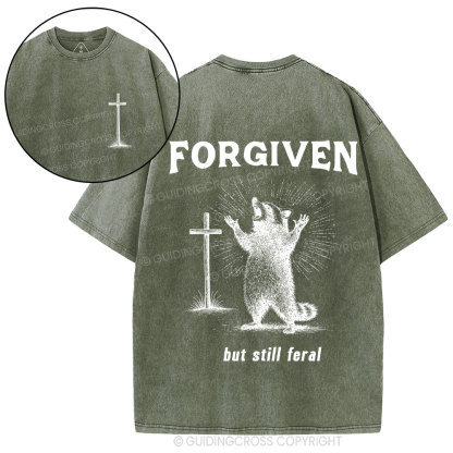 Forgiven Be Still Farel Christian Washed T-Shirt