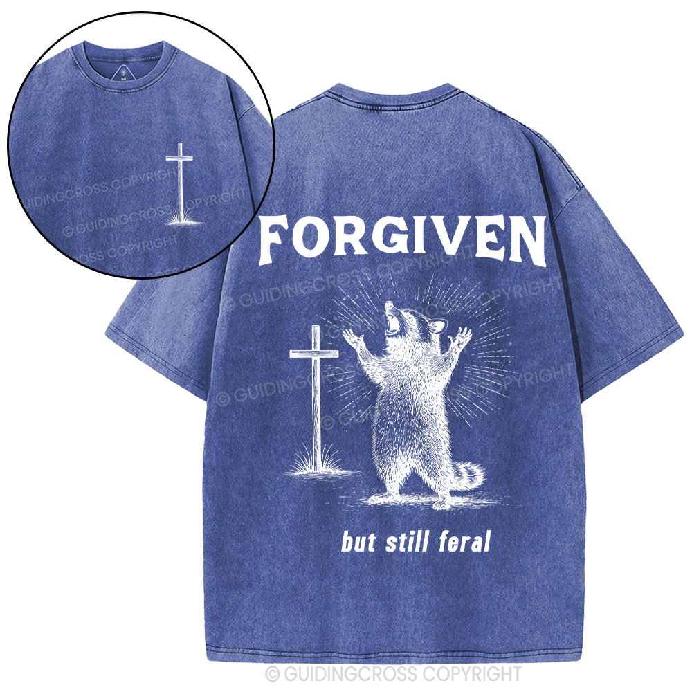 Forgiven Be Still Farel Christian Washed T-Shirt