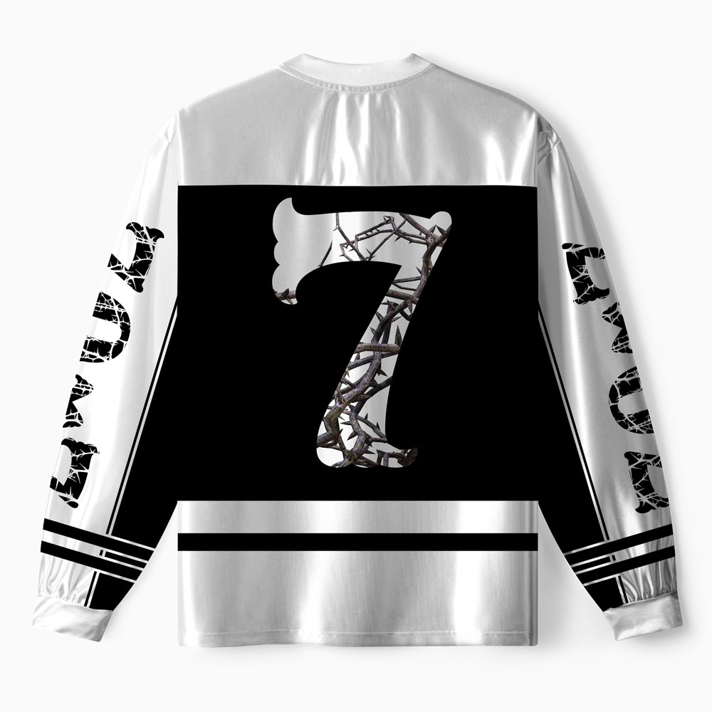 Forgiven Christian Black Long Sleeve Jersey