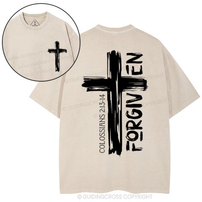 Forgiven Christian Washed T-Shirt