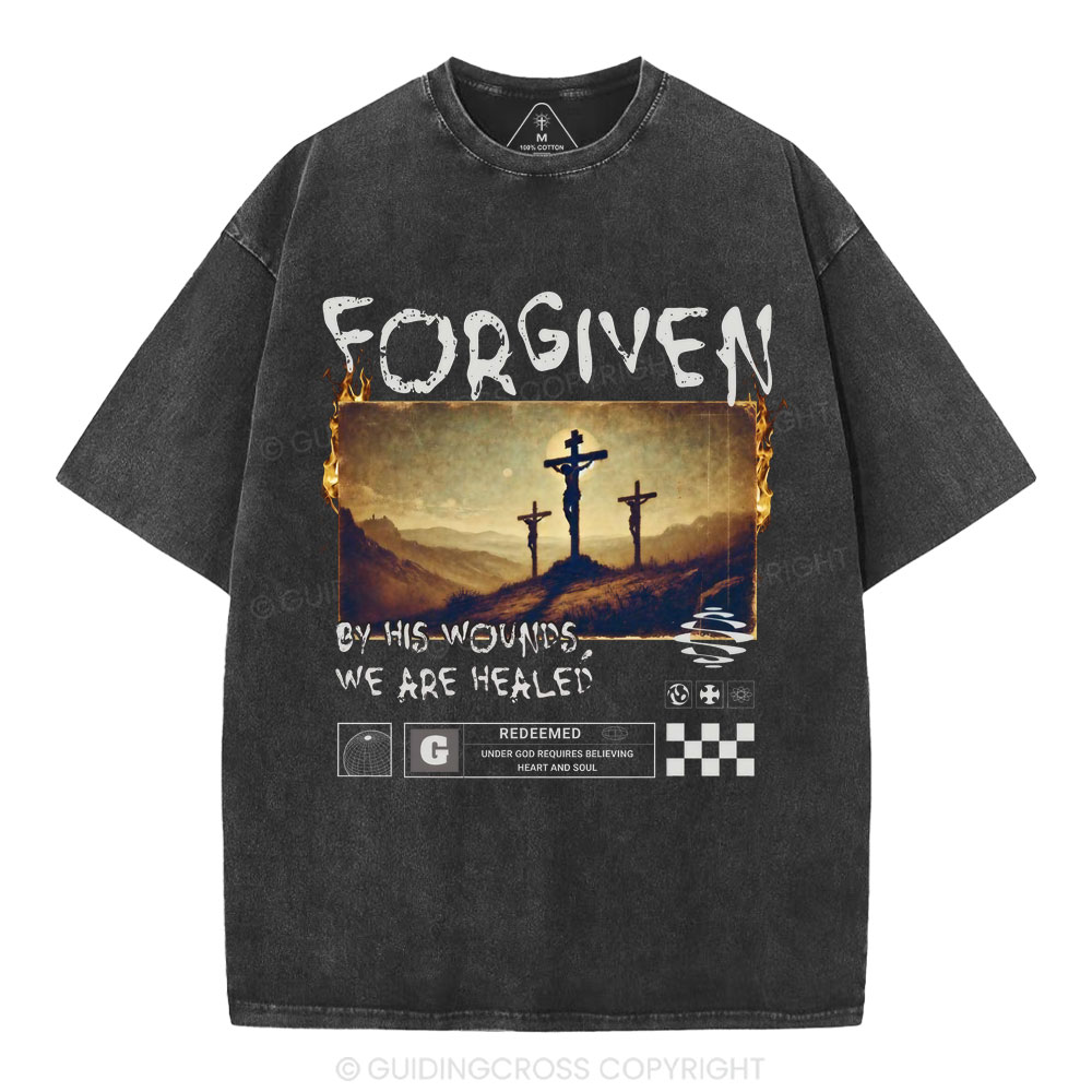 Forgiven Christian Washed T-Shirt
