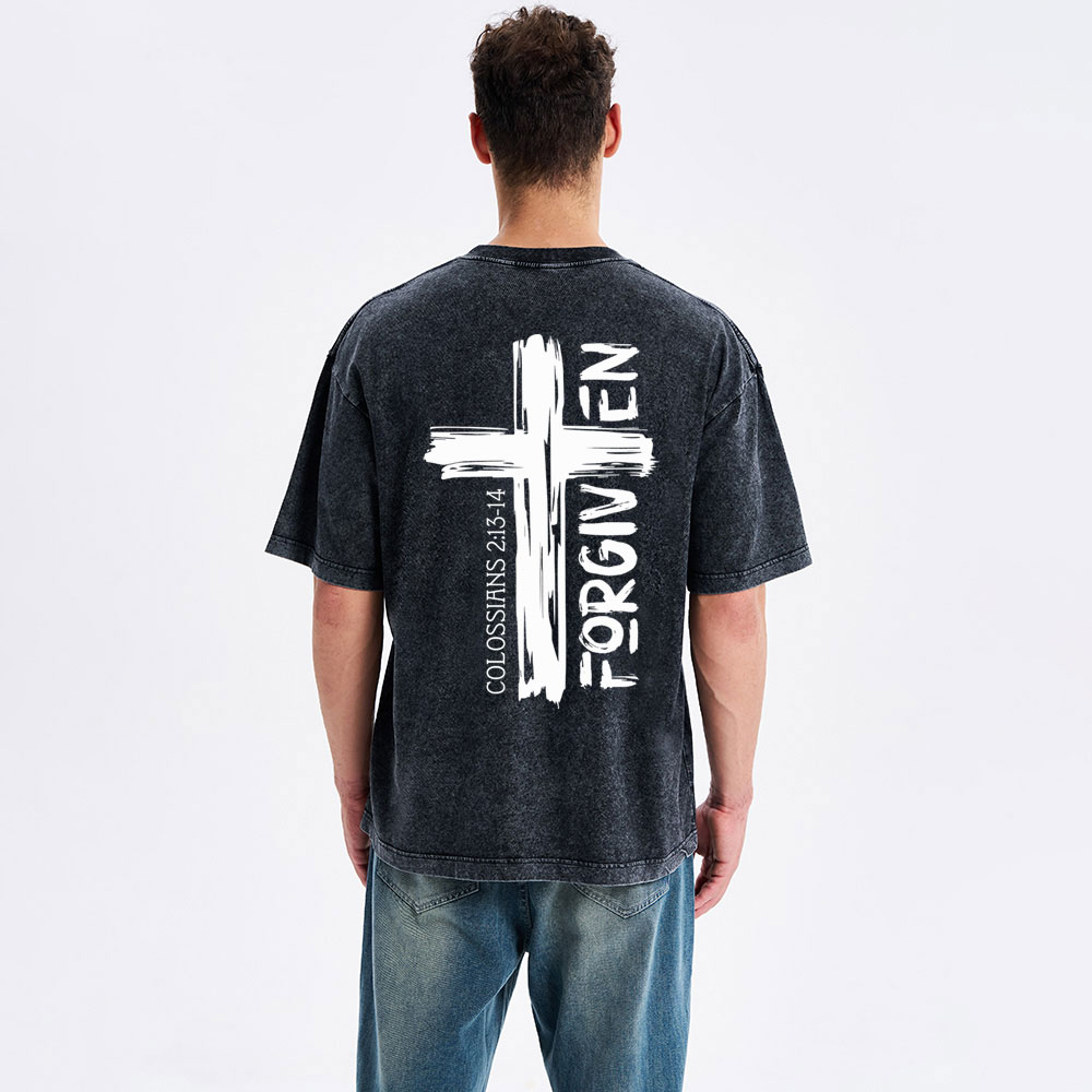 Forgiven Christian Washed T-Shirt
